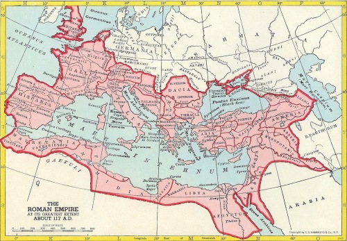 الإمبراطوريّة الرومانيّة في اوج اتساعها